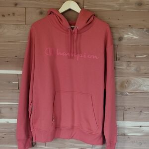 Champion Hoodie, Size XL, Salmon